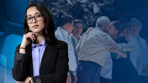 Mitin del 9 de marzo en el Zócalo capitalino.