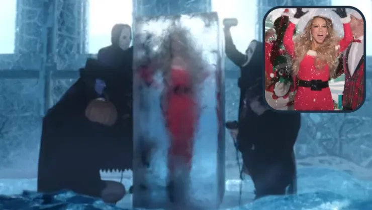 Mariah Carey se descongela para Navidad