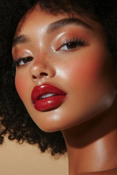 Los tonos rojos en labiales pueden iluminar el rostro del cualquier tipo de piel