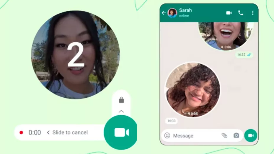 Cómo enviar video mensajes instantáneos en WhatsApp