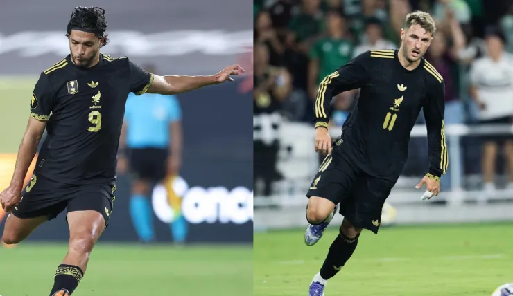 Raúl Jiménez y Santi Gimenez