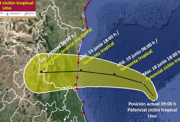Temporada de huracanes 2024_ Se mantiene la Alerta Azul por la presencia del ciclón tropical 1