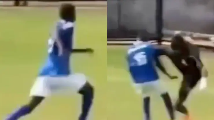 Futbolista de Ghana muere tras recibir rodilliazo en el rostro.