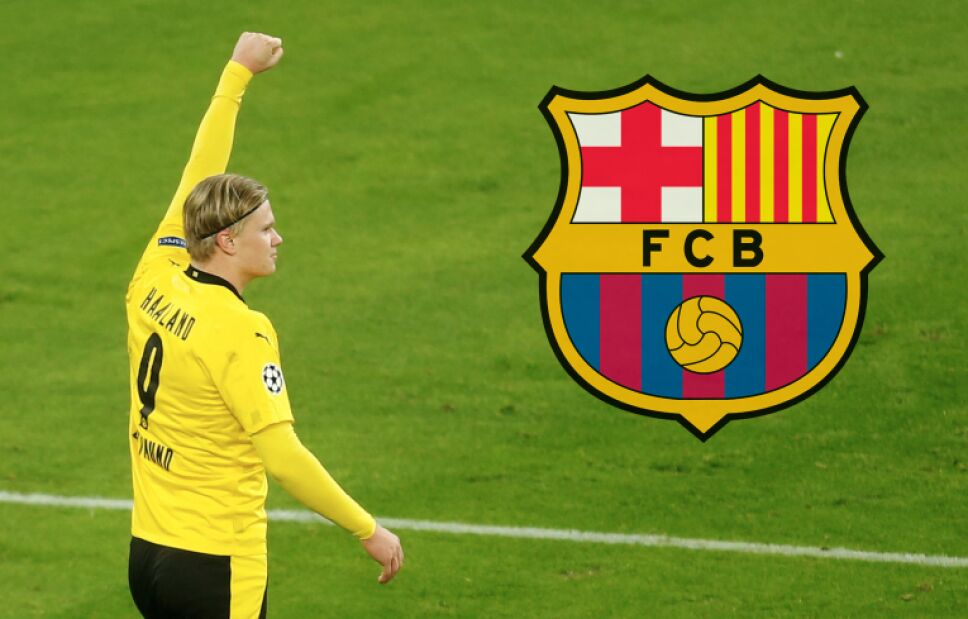 Prometen contratar a Haaland en el Barcelona