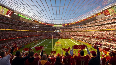 Revelan primeras imágenes del diseño del estadio en EU que promete ser más ruidoso que el de Chiefs, con 70 mil espectadores