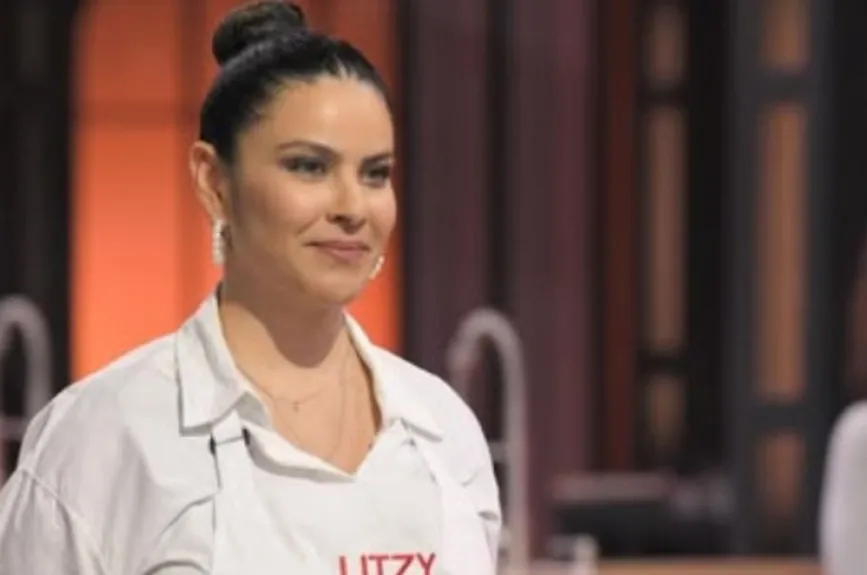 Litzy y el chef Poncho Cadena