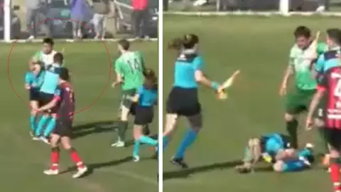 Video Jugador agrede a árbitra, enfrenta demanda penal