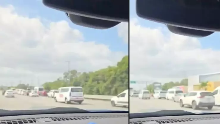 ¿Qué pasó? Reportan tráfico lento para entrar al Aeropuerto de Cancún HOY