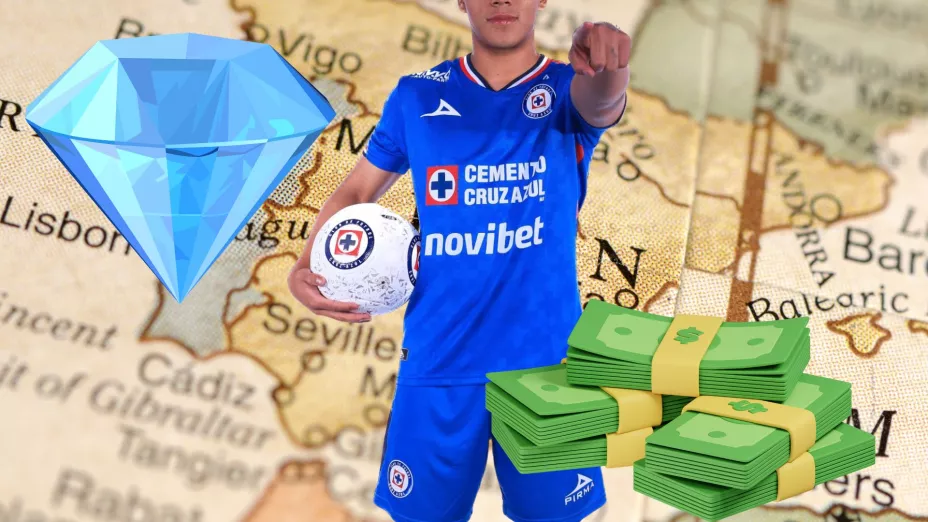 Amaury Morales es canterano del Cruz Azul.
