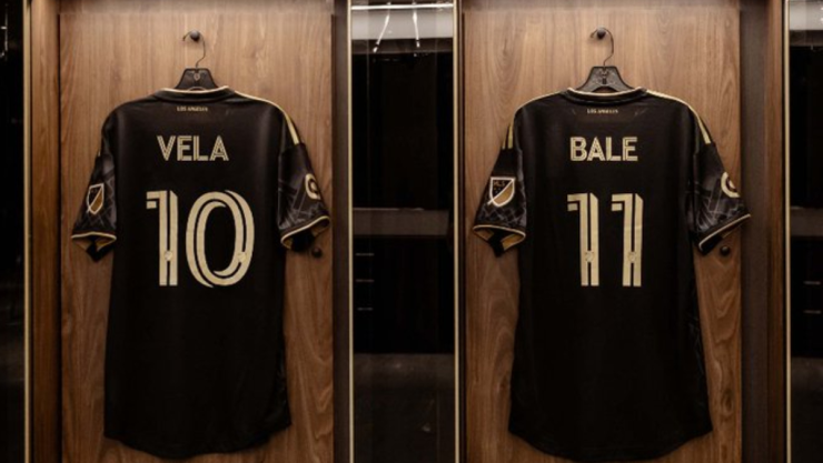 Camisetas de Carlos Vela y Gareth Bale del LAFC