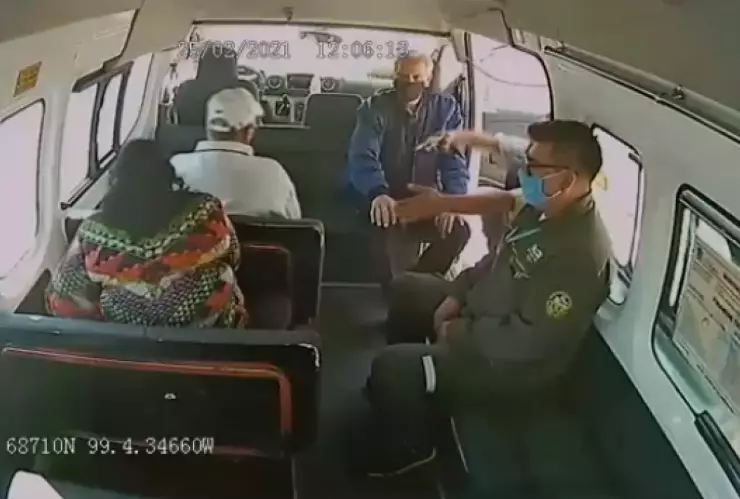 Asalto al transporte público en Ecatepec Estado de México