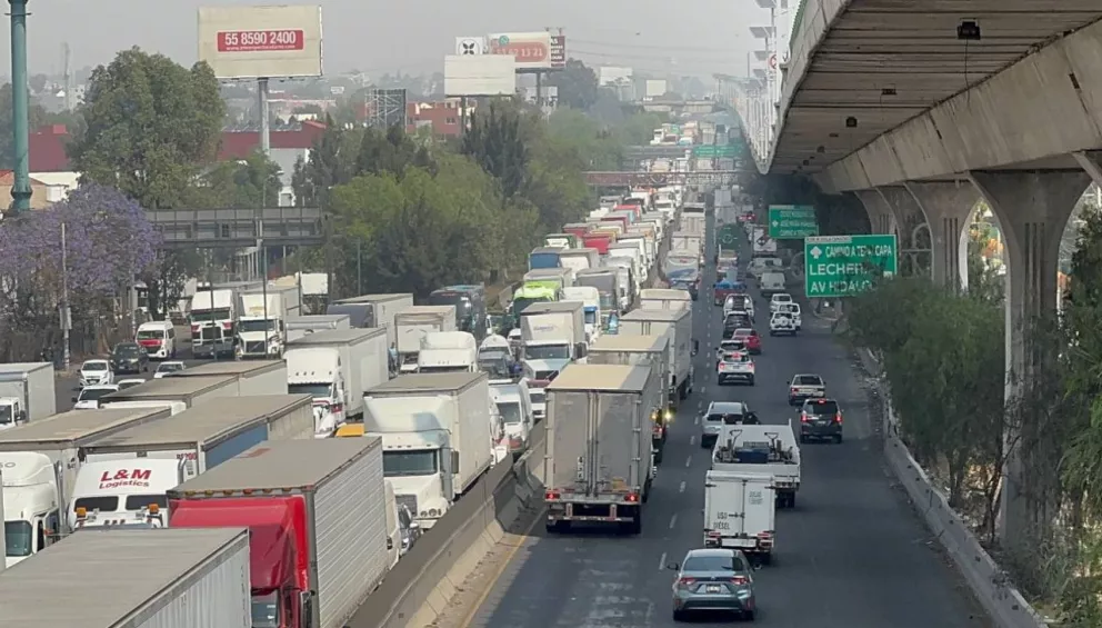 Transportistas realizan bloqueos hoy 23 de abril en la carretera México ...