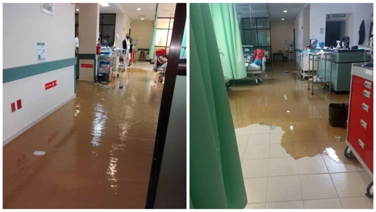 Personal del Hospital de la Niñez Oaxaqueña pidieron ayuda a las autoridades.