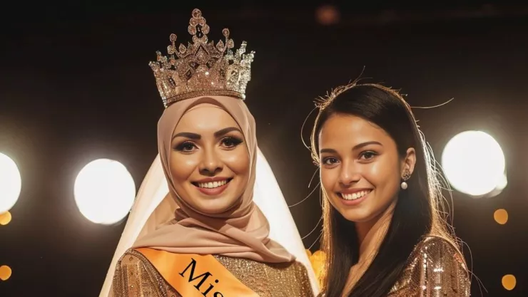 Kenza Layli recibe la corona a Miss IA; esta es la razón