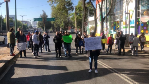 Bloqueo en Aquiles Serd&aacute;n, CDMX