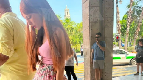 ester expósito graba serie de netflix en merida