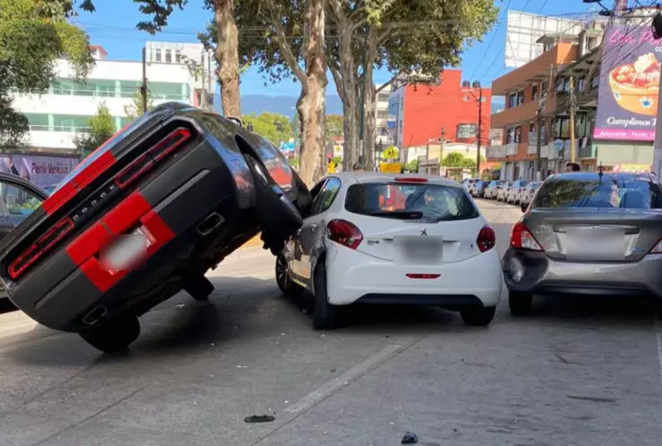 Accidente vehicular en Xalapa