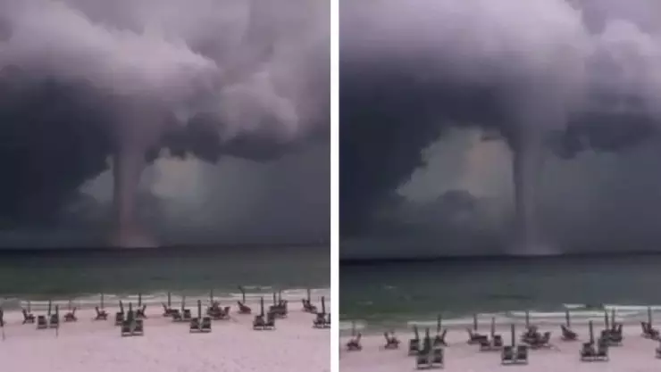 Video ¡Impresionante! Tromba marina en Florida causa pánico