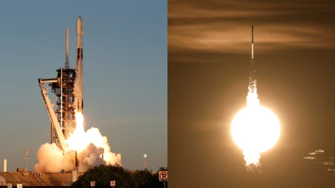 Un cohete Falcon 9 de SpaceX despega con la misión IMAP de la NASA, que estudiará el límite de la heliosfera solar, y otras cargas útiles científicas.