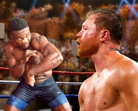 Canelo Álvarez pelea Christian Mbilli box