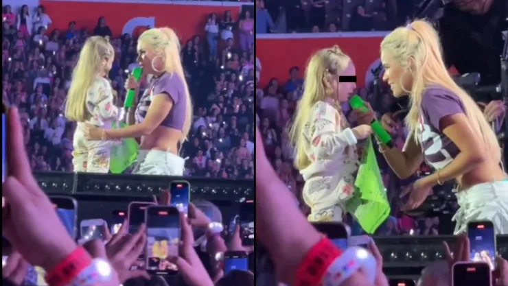 ¡EMOTIVO! Niña canta junto a Karol G durante concierto en Guadalajara (VIDEO)