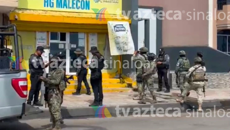 Atacan a balazos expendio de cerveza en el Malecón de Mazatlán