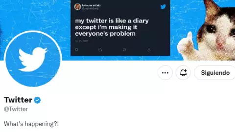 verificación de la cuenta en Twitter