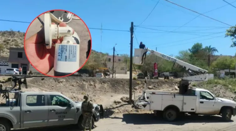 Sonora: Descubren decenas de cámaras de vigilancia del narco para espiar a policía y civiles