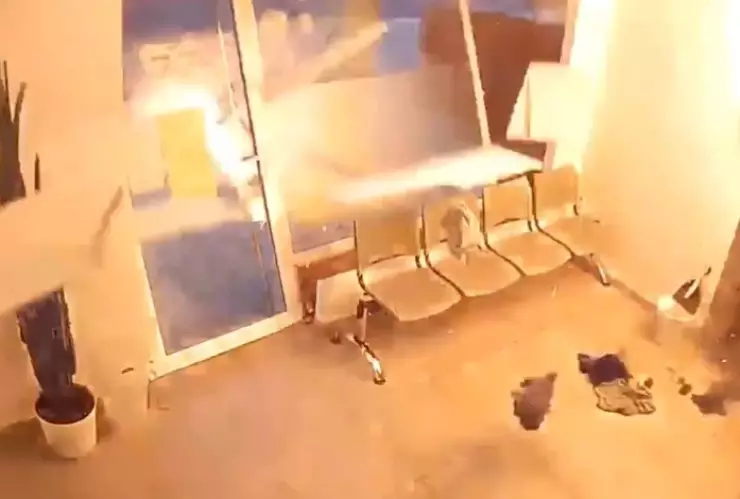 se salva explosion en lavanderia