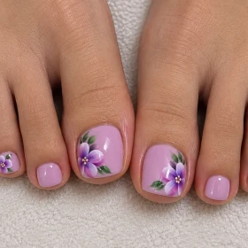 /estilo-de-vida/dibujar-flores-uñas-pies-técnica-one-stroke
