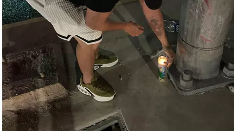 Colocan veladora a Diego Chávez