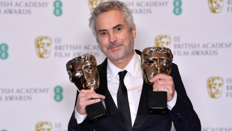Alfonso Cuarón en premios Bafta/ Foto: Especial