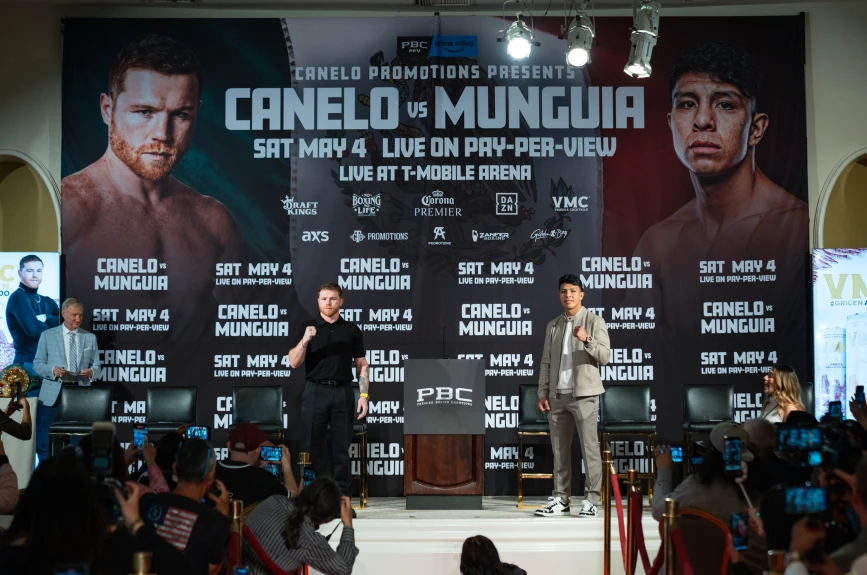 Conferencia de prensa oficial Canelo Álvarez vs Jaime Munguía
