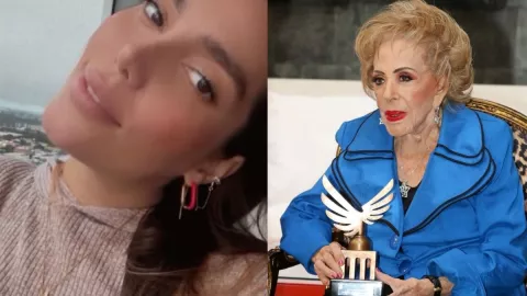 Frida Sofía y Silvia Pinal