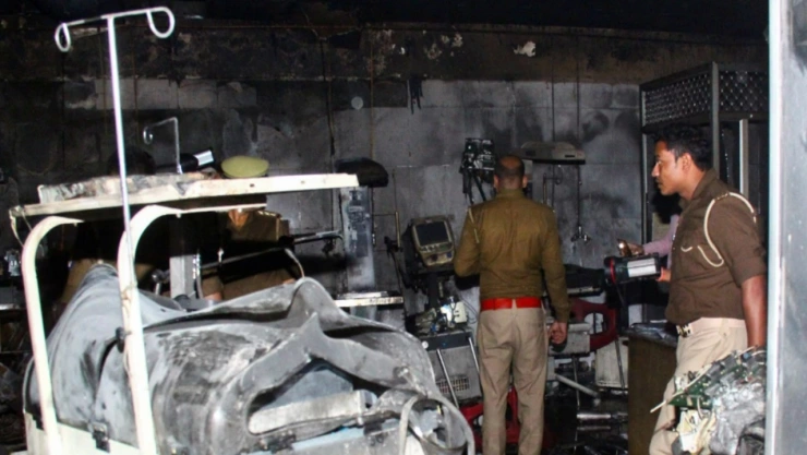 incendio india bebés fallecidos