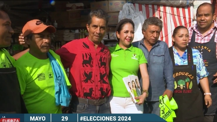 Juanita Guerra, candidata a senadora del Partido Verde Ecologista se compromete a sembrar un árbol por voto