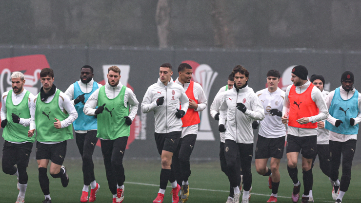 Entrenamiento del Milan