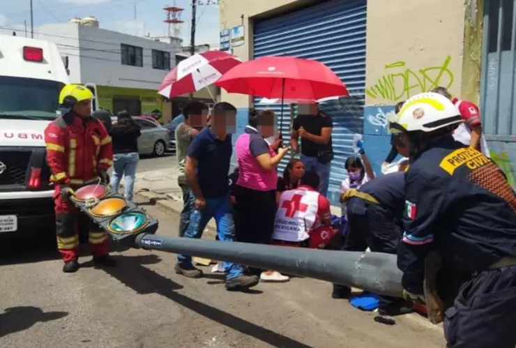 choque 4 oriente puebla hoy