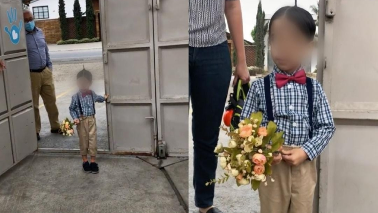 Niño se disfraza de Alfalfa