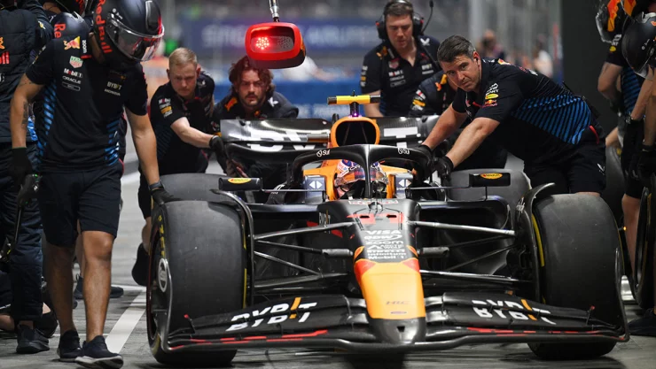 Checo Pérez en Singapur