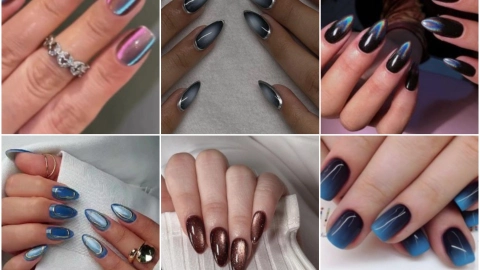 diseño de uñas ojo de gato iman