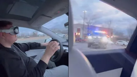 Detienen a hombre por usar Apple Vision Pro