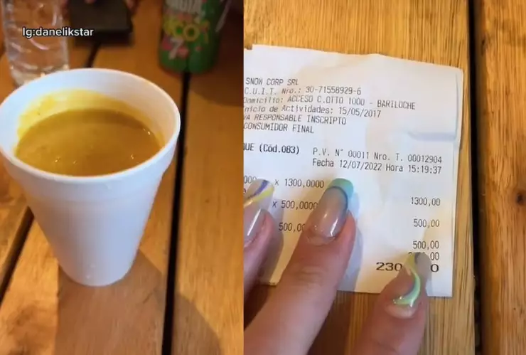 Mujer denuncia estafa por sopa de 1300 pesos.