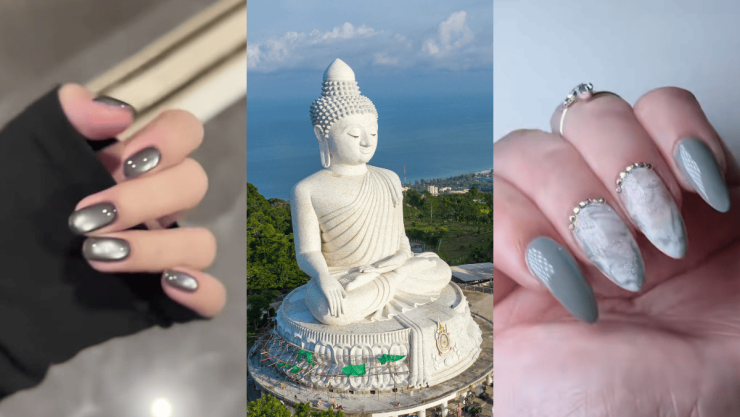 Los 5 mejores diseños de uñas tailandesas para usarlas en color gris.png