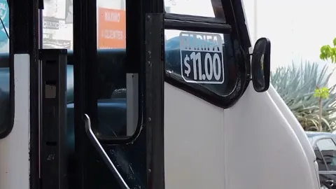 Pasaje de camión en Culiacán