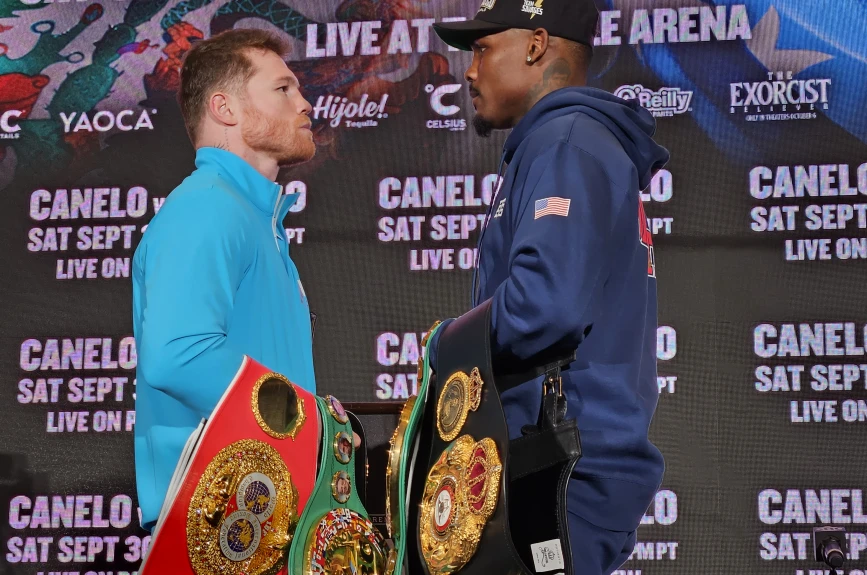Conferencia de prensa Canelo Charlo Las Vegas