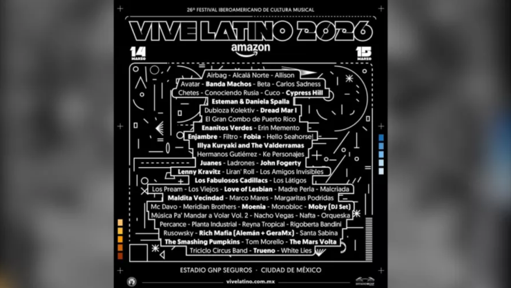 Vive Latino 2026: Aquí las fechas, artistas y precios