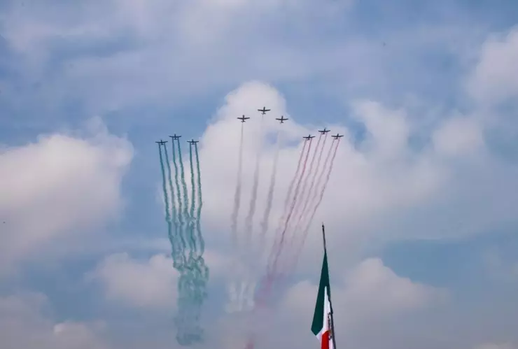 Desfile Militar 2024: Naves de aire tierra