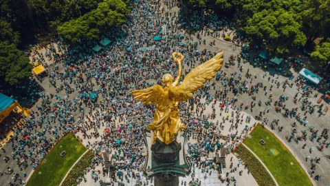 ¿Qué pasó en el Ángel de la Independencia y por qué dicen que se cayó?