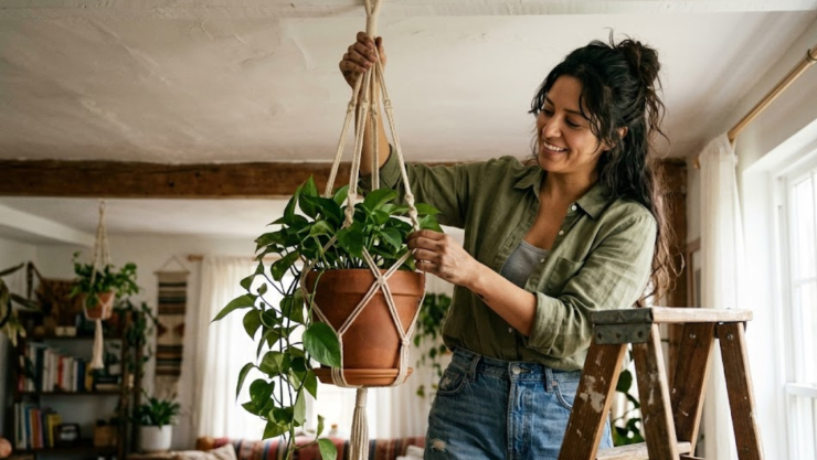3 plantas de interior colgantes que decorarán tu casa aunque no tengas espacio: son hermosas
